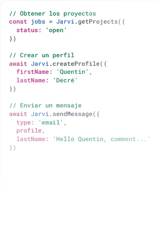 API e Integración