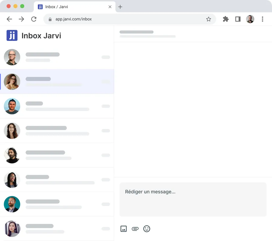 Jarvi application interface