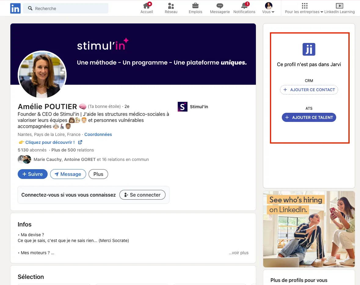 Adding a new client contact manually in Jarvi