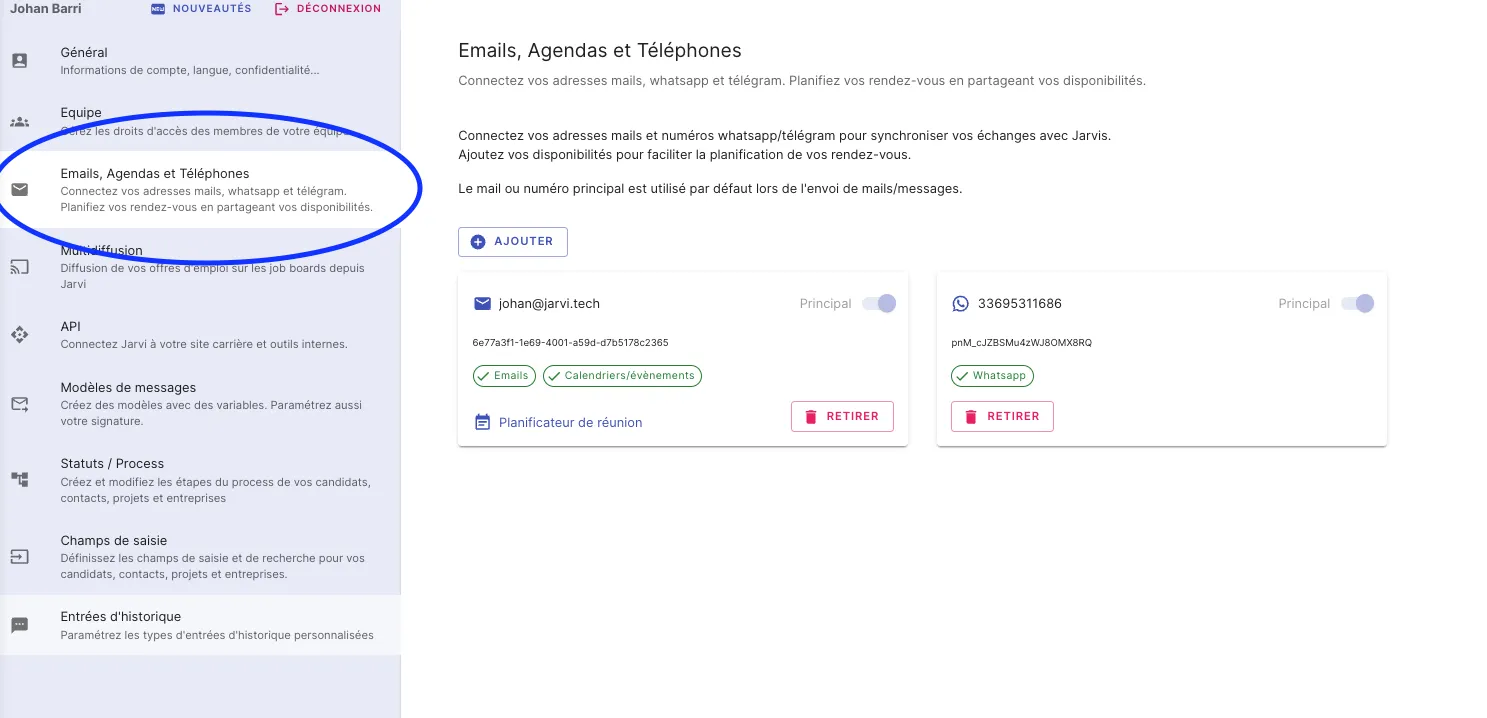 How to connect your email address to Jarvi 1