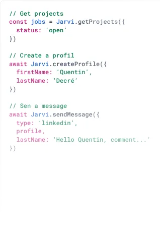 API & integration
