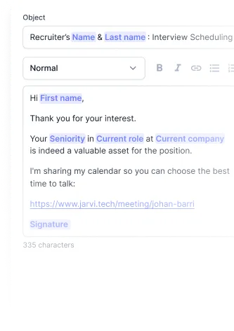 Message templates