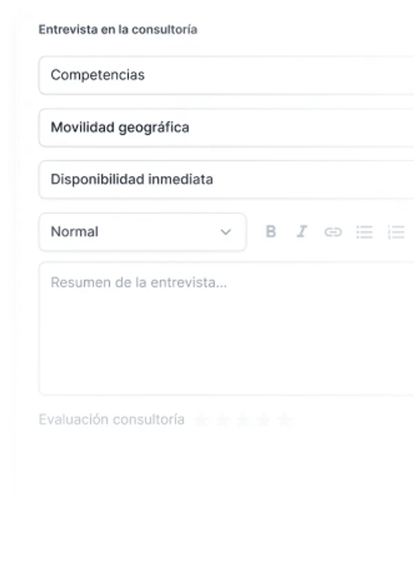 Personalización de formularios y entrevistas