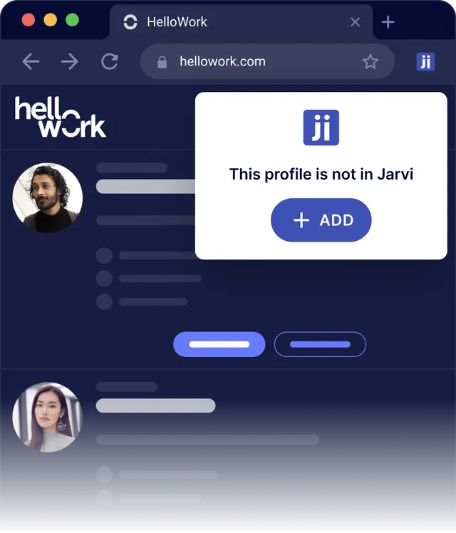 Import a HelloWork profile