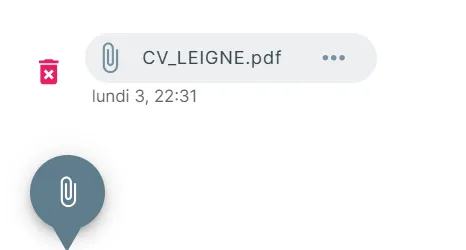 Open a candidate profile to view the resume and notes in Jarvi