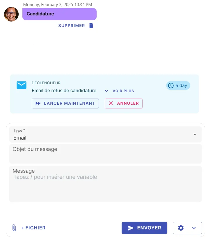 Preview an upcoming trigger