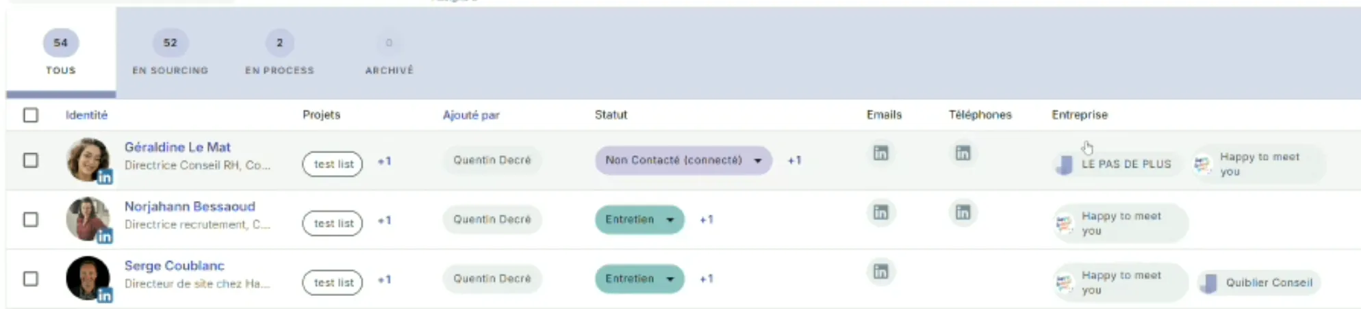 Jarvi Extension - Sales navigator list import progress