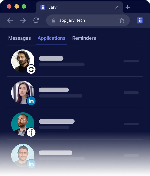 Incoming applications