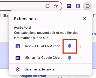 install Jarvi Chrome extension 2