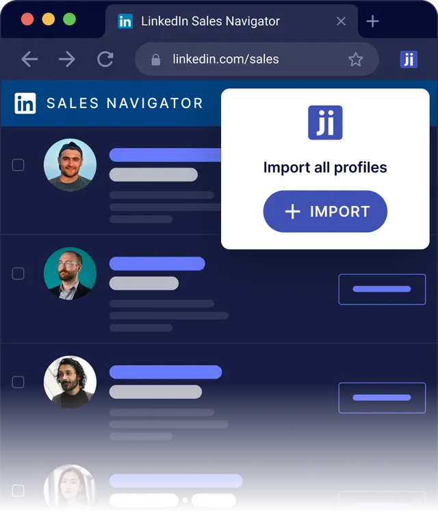 Import a Sales Navigator list