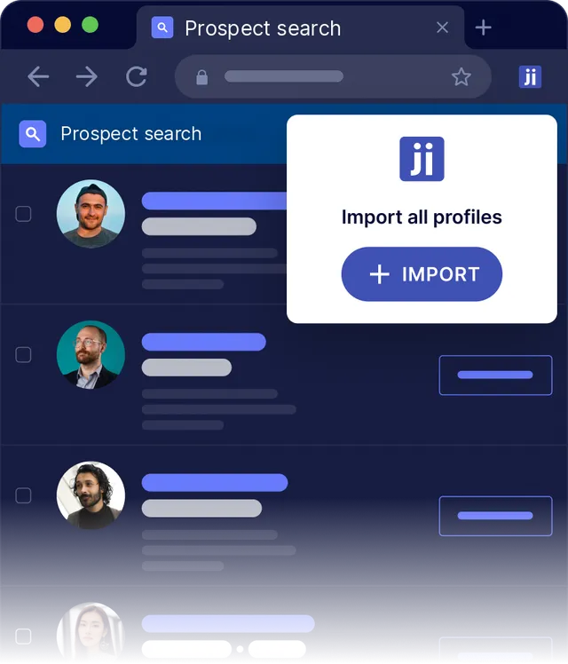 Import Sales Navigator and Recruiter lists