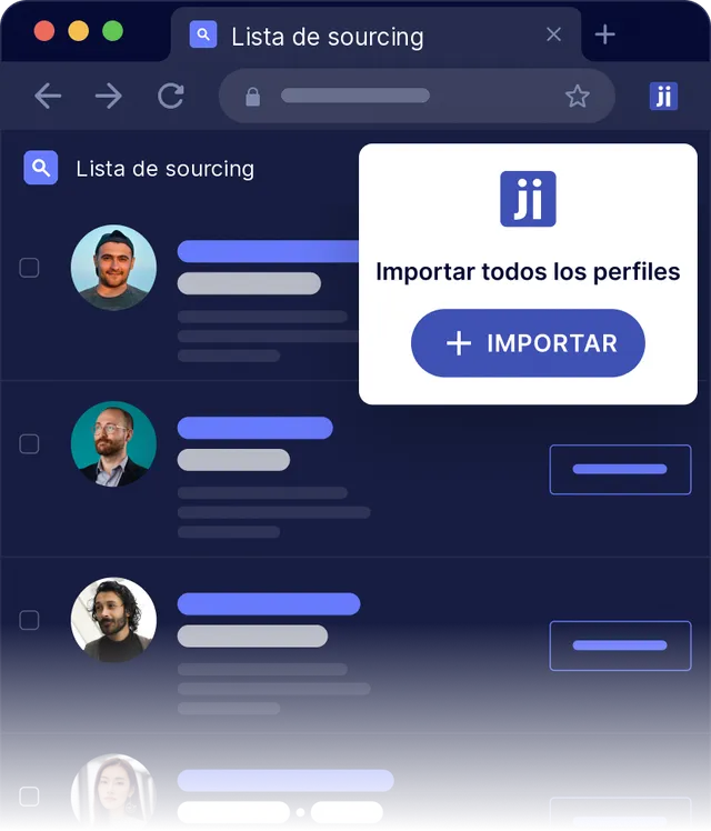 Importar una lista de sourcing