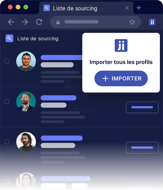 Importer une liste de sourcing