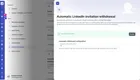 LinkedIn job import and automatic invitation withdrawal