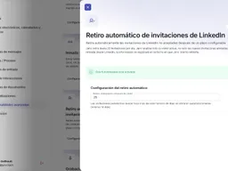 Importación de ofertas LinkedIn y retiro automático de invitaciones
