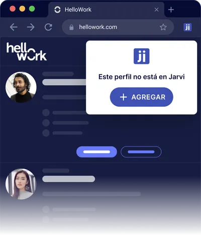 Importar un perfil de HelloWork