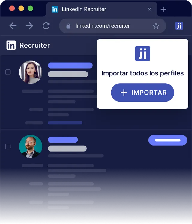 Importa un proyecto de LinkedIn Recruiter