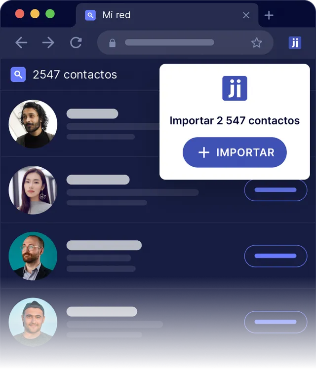 Importa tu red