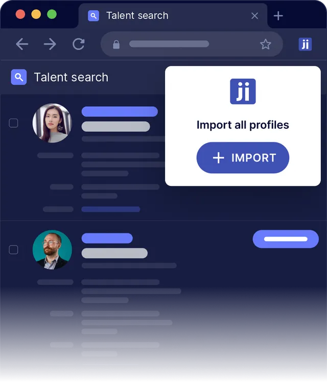 Source from LinkedIn in one click