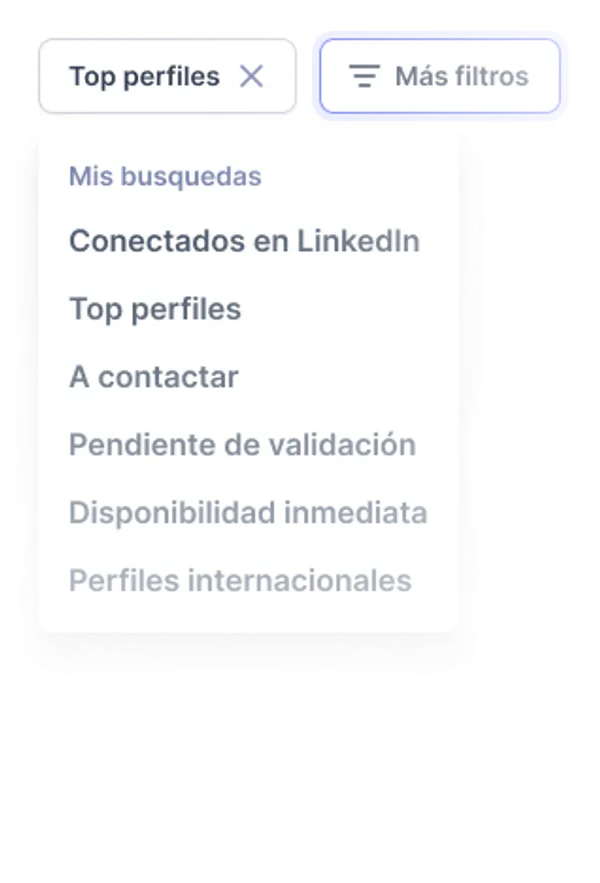 Búsquedas guardadas